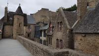 Mont-St-Michel, Blick von der Stadtmauer