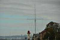 Blick auf Le Havre in der Ferne