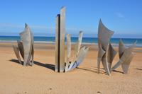 Flügeldenkmal am Omaha Beach