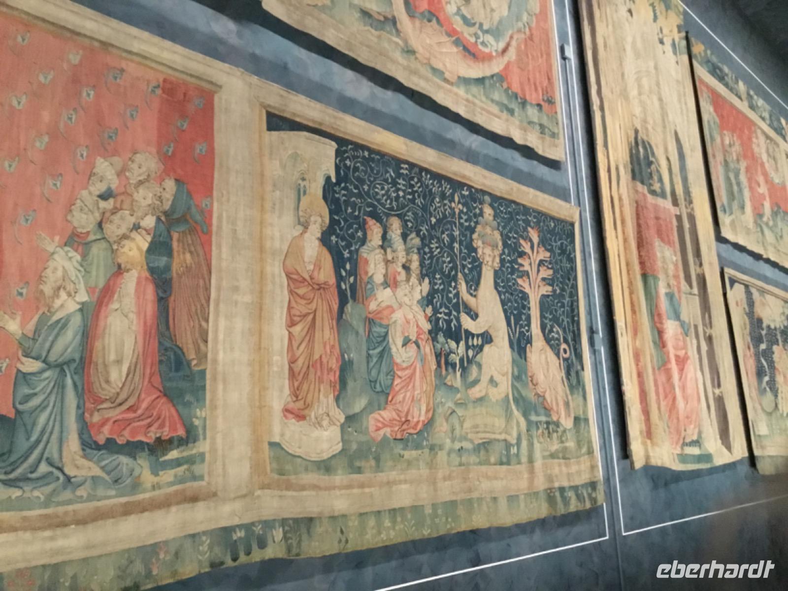 Wandteppiche im Schloss von Angers