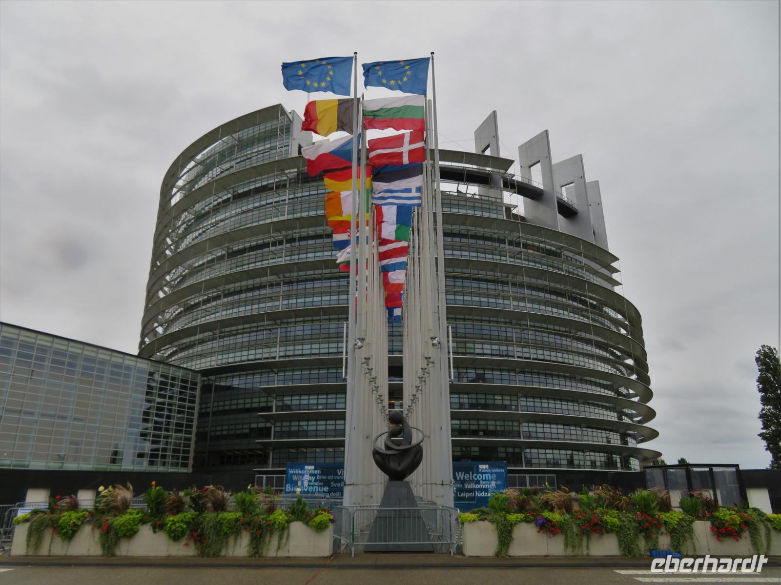 Elsass 09.2020 Straßburg, europäisches Parlament