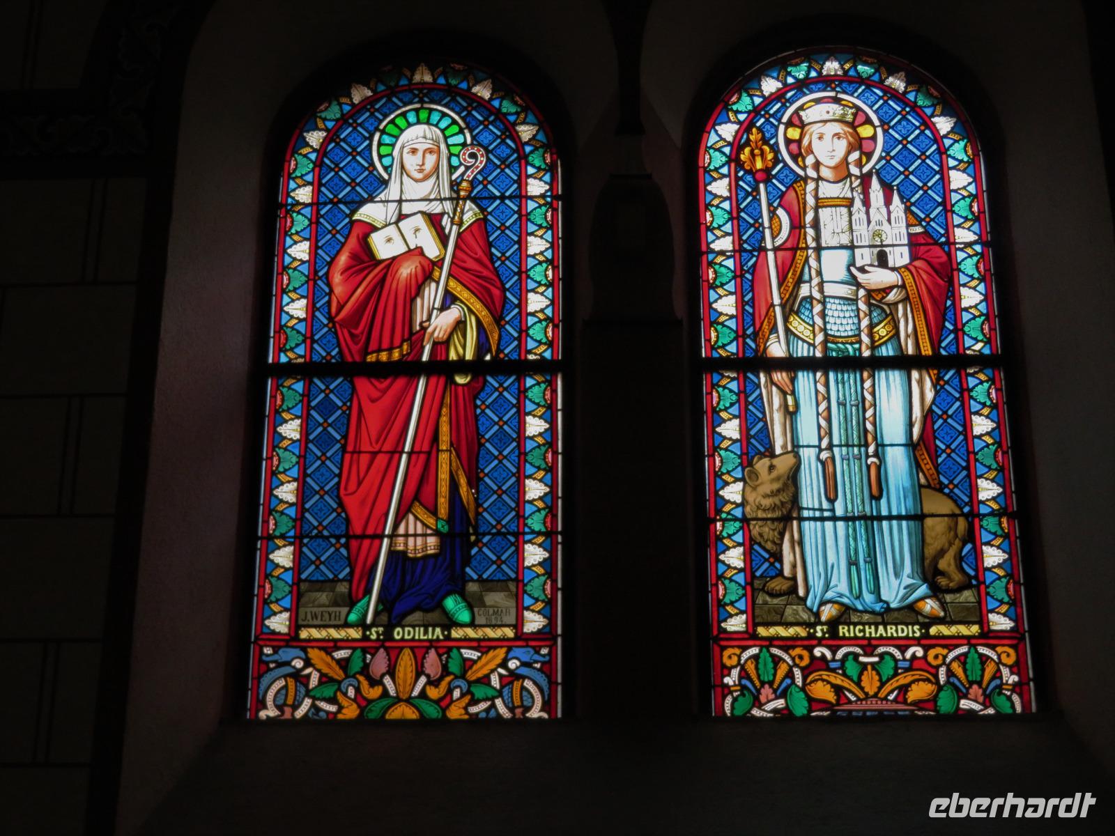 Elsass 09.2020  Eguisheim, St. Odile und Richardis