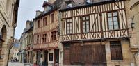 Dijon. Fachwerk in der Rue Vauban