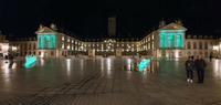 Herzogspalast in Dijon bei Nacht