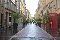 Fussgängerzone frisch gewaschen