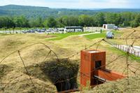 Blick von oben auf den Eberhardt Bus