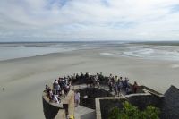 Tag 9 Mont Saint Michel, Blick über das Watt