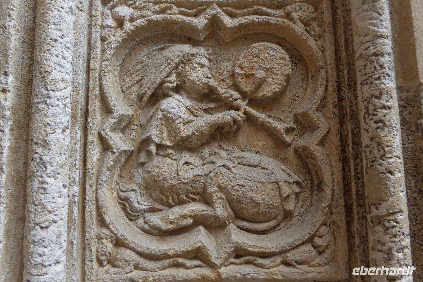 Tag 10 Rouen, Kathedrale, Seiteneingang, Detail