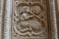 Tag 10 Rouen, Kathedrale, Seiteneingang, Detail