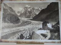 Chamonix, Montenvers, Eismeergletscher vor 100 Jahren