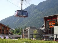 Chamonix, Kabinenbahn zum Aiguille du Midi