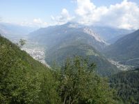 Martigny, Blick auf das Rhonetal
