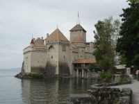 Montreux, Wasserschloss Cillon im Genfer See