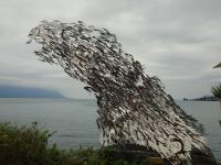 Montreux, Seepromenade, Skulptur