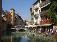 Annecy - Thiou mit Inselbrücke