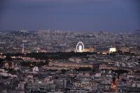 Abendspaziergang Paris - Eiffelturm 2. Etage (115 Meter) - Blickrichtung Louvre