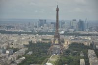 Disneyland Paris - Tour Montparnasse - Blick von der Dachterrasse über Paris - Eiffelturm - Tour Eiffel