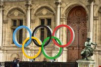 Stadtspaziergang durch Paris - Hôtel de Ville - Rathaus von Paris - 2024 ist Paris Gastgeber der Olympischen Spiele