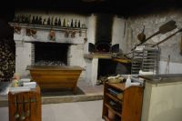 in einem der Felsenrestaurants