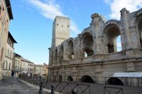 an der Arena von Arles