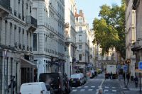 enge Straßen auch in Lyon