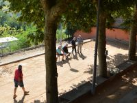 Boulespiel am Mittag