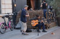 ein kleines Ständchen am Markttag in Dijon