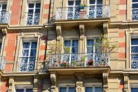 schöner Balkon in Strasbourgh