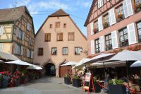 schöne Fachwerkhäuser in Colmar