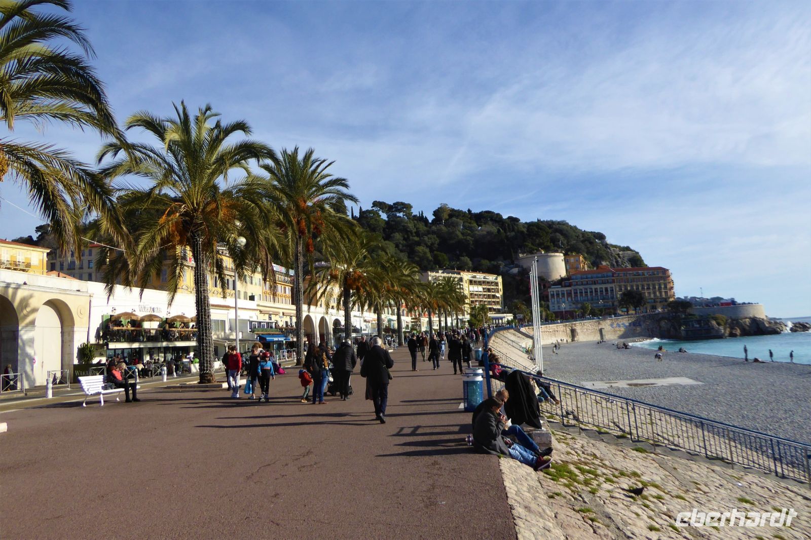 Tag 2 Silvesterreise Nizza, Spaziergang am Meer