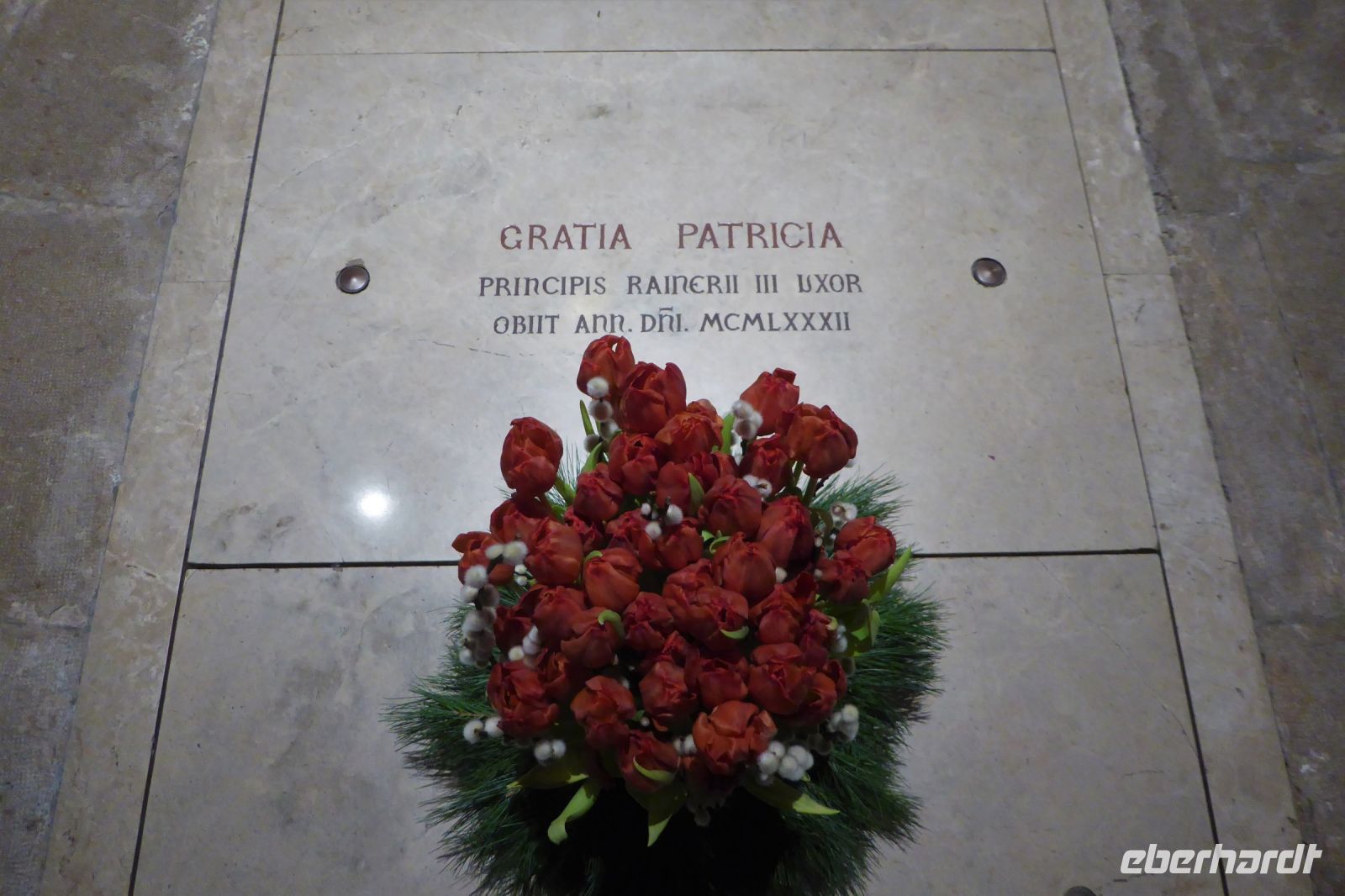 Tag 4 Besuch im Fürstentum Monaco, Grab der Fürstin