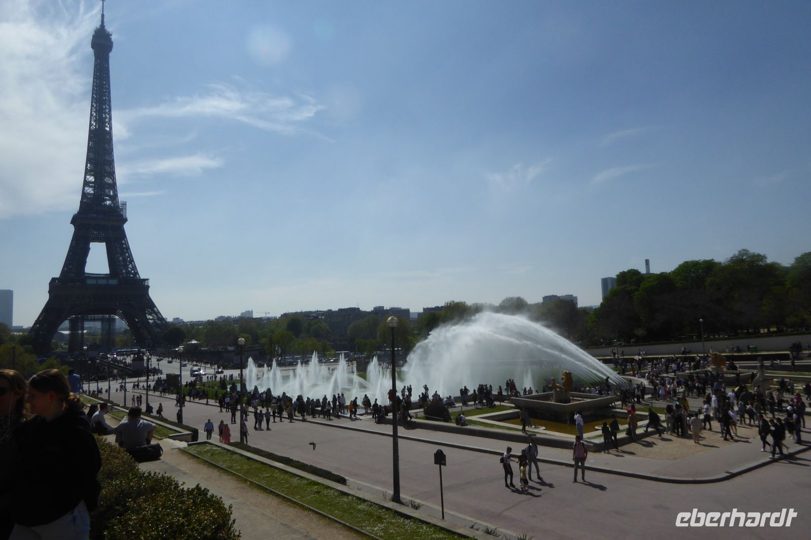 Paris Petit Tag 2  Eiffelturm vom Trocadéro 