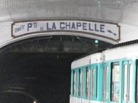 alte Beschriftung in der Metro