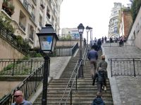 die Treppen nach oben