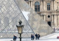 Detail an der Pyramide