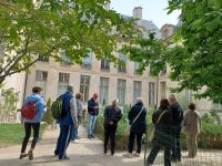 Mietergarten im Innenhof