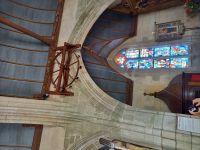 wundertätiges Madonnenrad in der Kirche von Confort-Meilars