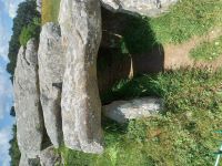 Eingang Dolmen bei Carnac
