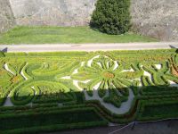 Gartenanlagen im alten Schlossgraben von Angers