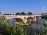 Radreise Frankreich: Loire - alte Brücke über die Loire in Orleans