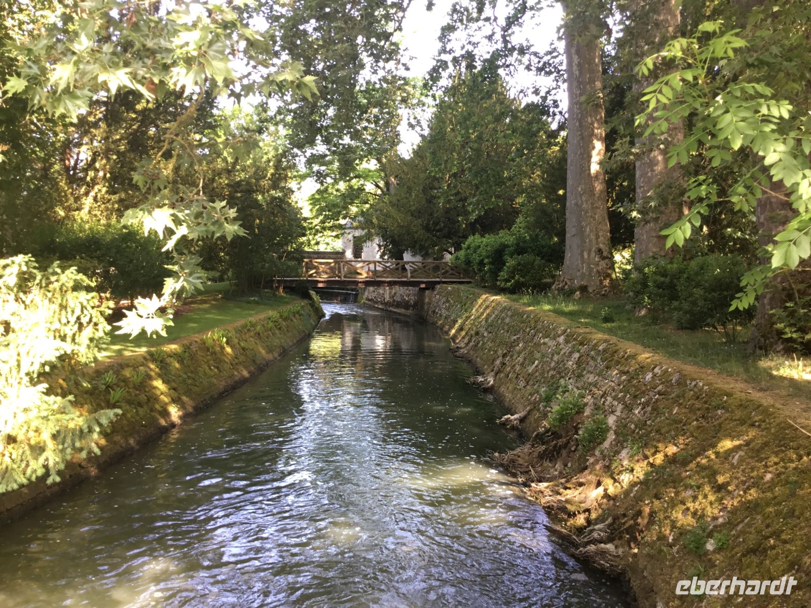 Umleitung für den Schlossbau-Azay-le-Rideau