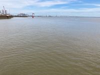 Blick zur Letzten Brücke über die Loire