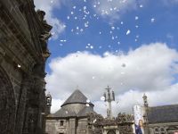 Guimiliau Frankreich Hochzeit