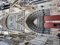 Seitenportal Kathedrale Rouen vom 