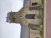 gotische Kirche von Saint Mere Eglise