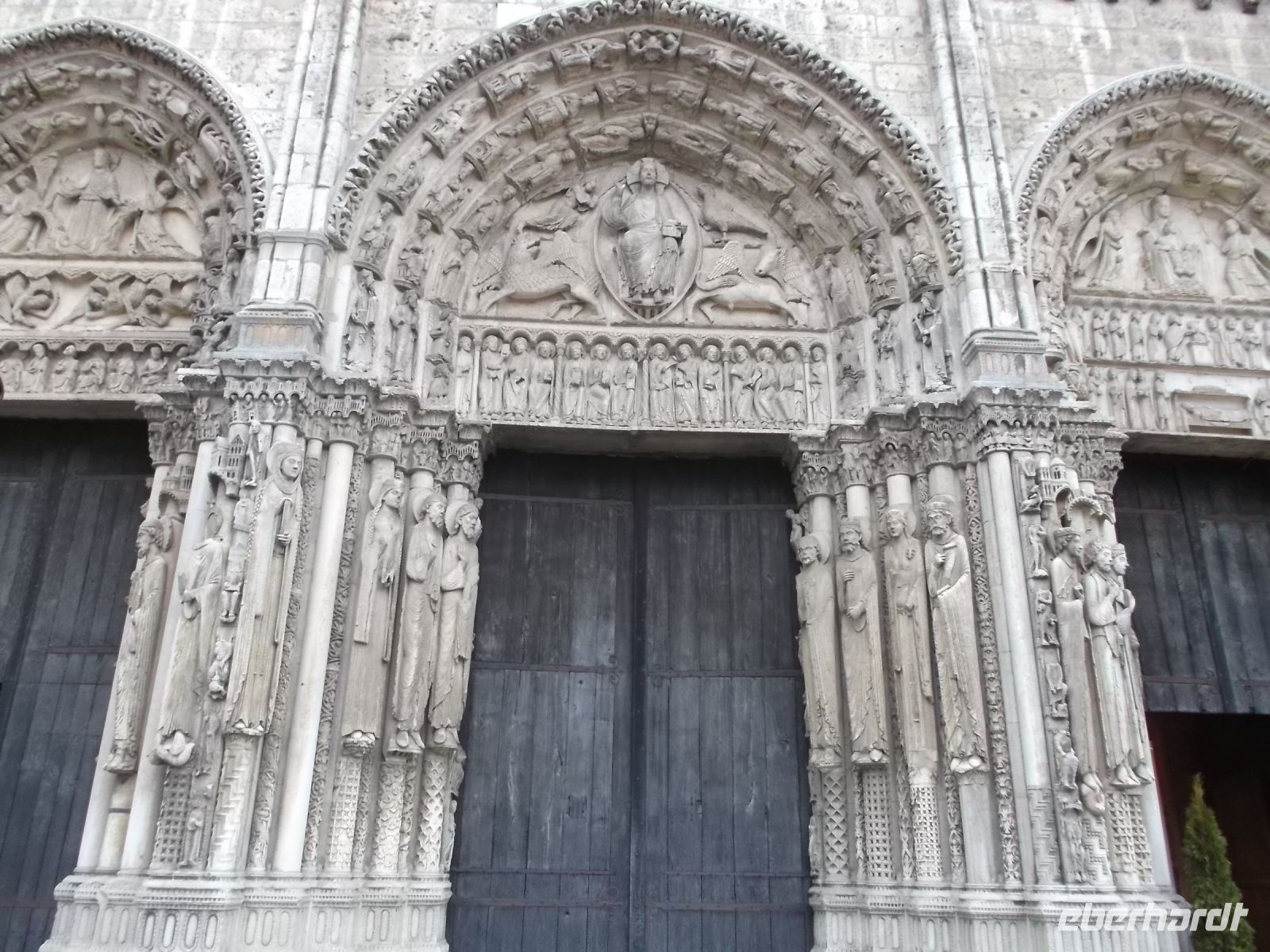 Königsportal dr Kathedrale von Chartres