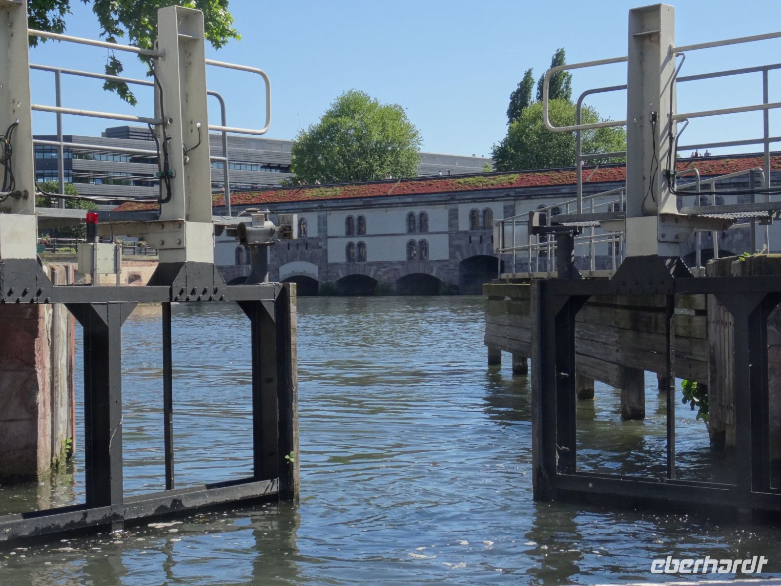 Rundfahrt auf Ill - Schleuse