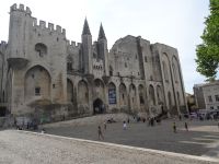 Avignon - Papstpalast bei Tag