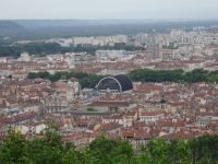 Lyon - Blick von der Basilika auf Rathaus und Oper
