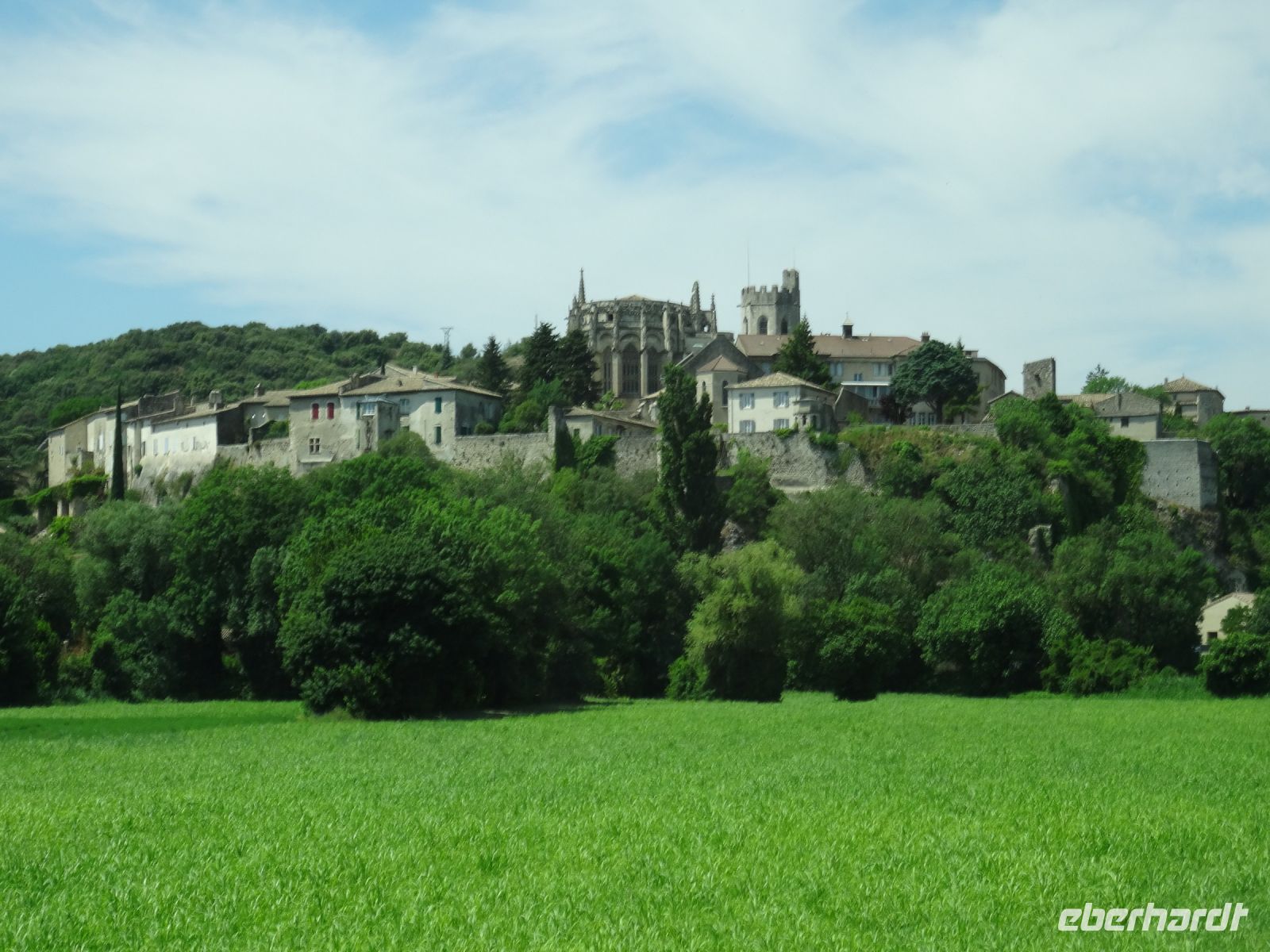 Blick auf die Altstadt von Viviers